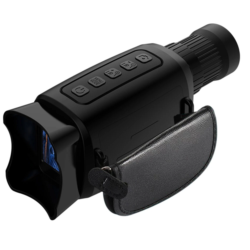 (image for) IPRee Monocular Night Vision Device 1080P HD Infrared Camera 16X Digital Light Zoom Telescope with 2 inch TFT Screen Support Photo and Video Recording