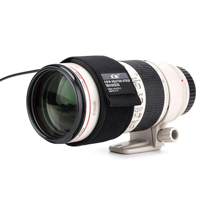 (image for) IPRee USB Lens Heater Warmer Strip with 3 Heat Settings Temperature Regulator for Camera Lens Dew Removing, Lens Heater for Outdoor Telescope Eyepieces Protection